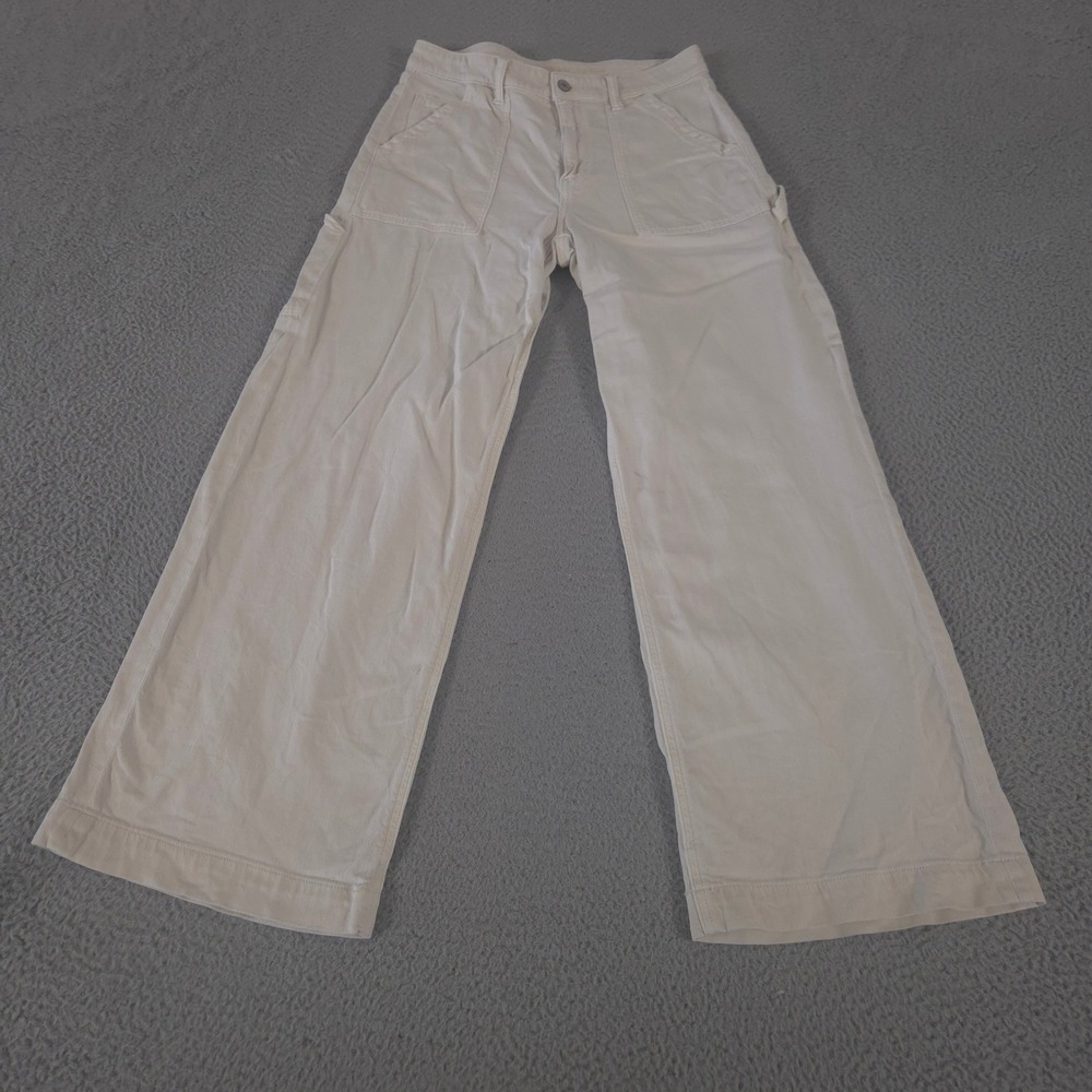 American Eagle Pants Womens 8 Super High-Rise Baggy Wide Leg Carpenter Stretch